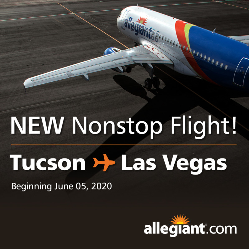 Allegiant Announces LowFare Nonstop Flights to Las Vegas / Fly Tucson