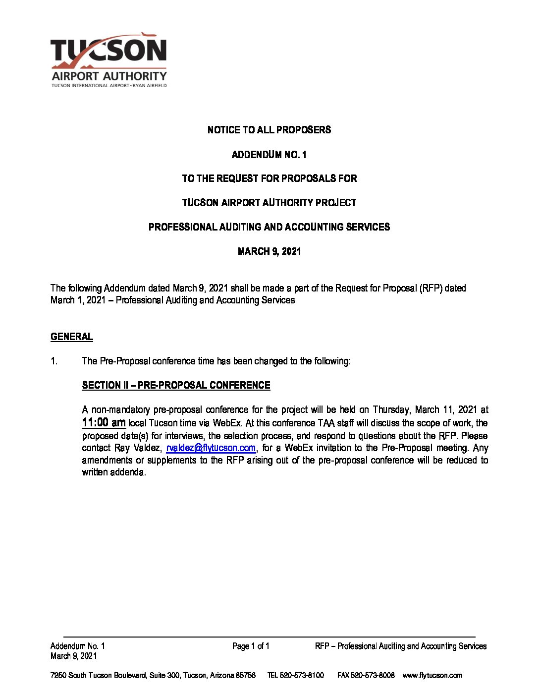 RFP Professional Auditing And Accounting Services Addendum 1 Fly   RFP Professional Auditing And Accounting Services Addendum 1 Pdf 