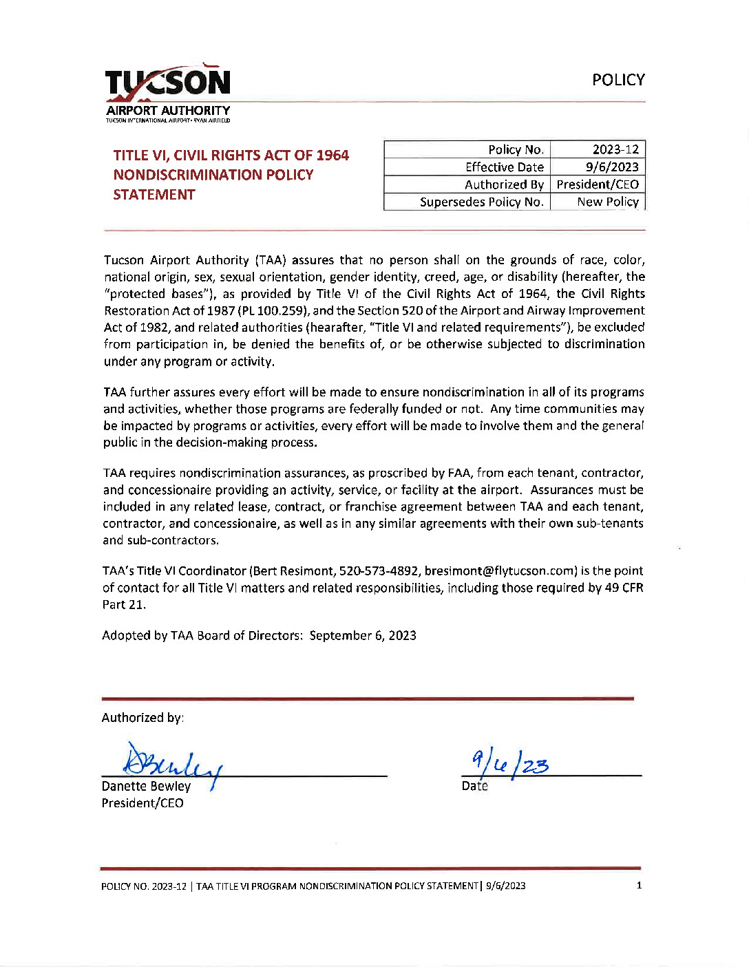 title vi of the civil rights act of 1964 as amended