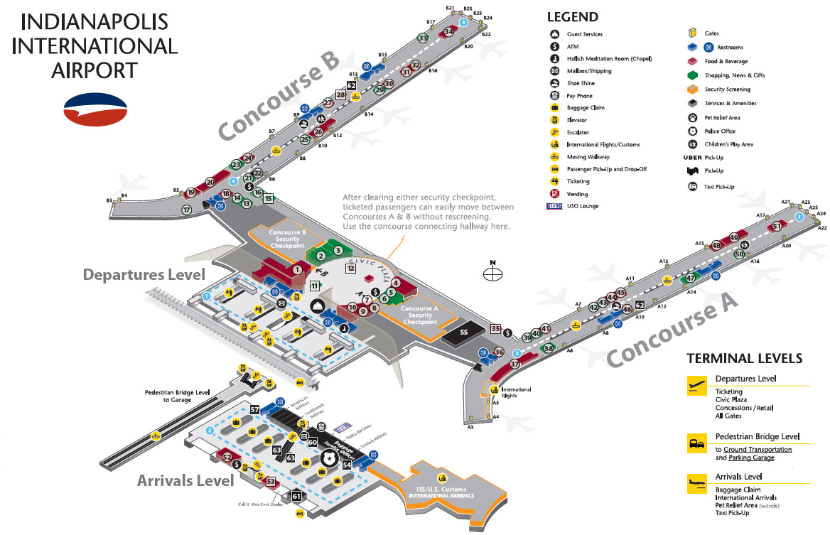 map indianapolis airport        <h3 class=