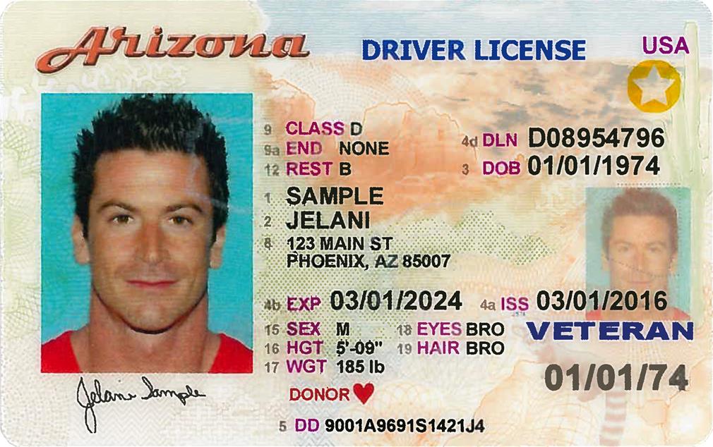 Azdriverlicense Travel Id 